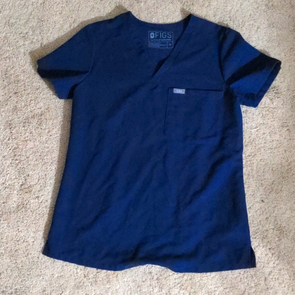Figs catarina xs scrub top NWOT